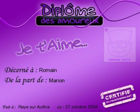 Je t'aime